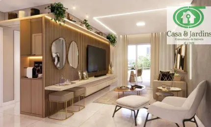 Apartamento com 3 dormitórios à venda, 104 m² por r$ 721.652,00 - aviação - praia grande/sp