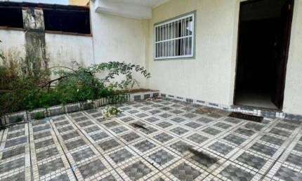 Casa Sobreposta Terrea 2 dormitórios à venda, 66 m² - Areia Branca - Santos/SP