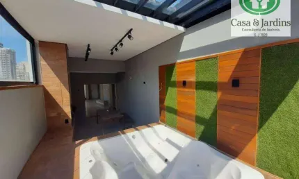 Cobertura à venda, 191 m² por R$ 1.849.000,00 - Pompéia - Santos/SP