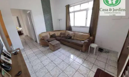 Apartamento com 3 dormitórios à venda, 71 m²  - Campo Grande - Santos/SP