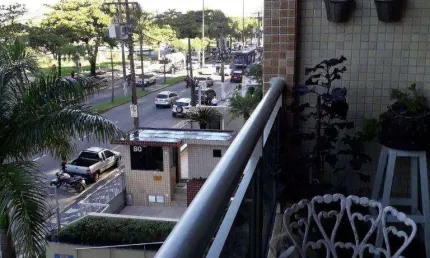 Frente ao mar na Pompeia! Apartamento 4 dormitorios, 2 suites, 2 garagens (203 m2 área útil) - Santos/SP