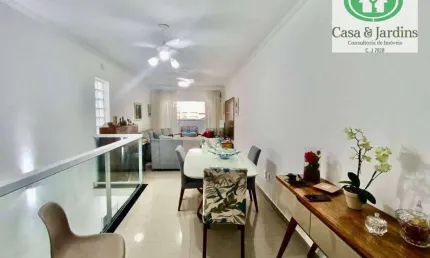 Excelente Residência Sobreposta Alta - 03 dormitórios  - 128 m² - À Venda - Ponta da Praia - Santos/SP