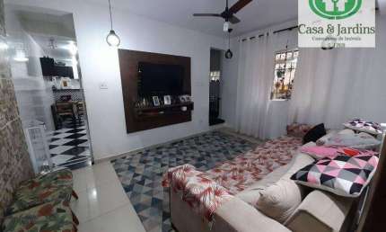 Casa com 3 dormitórios à venda em Santos, 97 m²  - Vila Matias