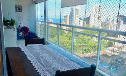 Maravilhoso apartamento com vista para o mar andar alto ,com varanda gourmet.no Marape proximo do Jose menino e Pompeia.