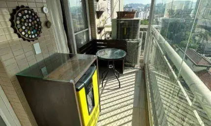 Apartamento com 2 dormitórios à venda, 67 m² por r$ 620.000,00 - estuário - santos/sp