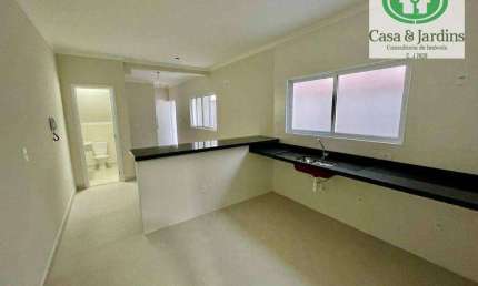 Excelente Casa Sobreposta Térrea – 3 suítes – Nova - À Venda -Marapé - Santos SP