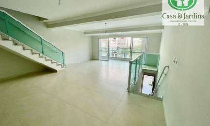Encantadora Casa Sobreposta Alta Duplex – 3 dormitórios (3 suítes) – Nova – Campo Grande - Santos SP