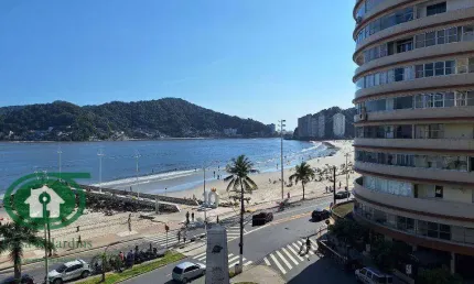 Apartamento com 2 dormitórios para alugar, 84 m²  Centro - São Vicente/SP