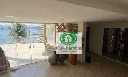 Casa com 3 dormitórios, 435 m² - venda por R$ 2.200.000,00 ou aluguel por R$ 15.000,00/mês - Parque Prainha - São Vicente/SP