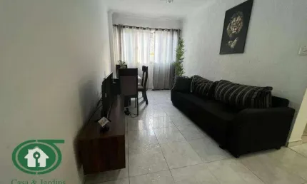 Apartamento  1 dormitório à venda, 51 m²  - marapé - santos/sp