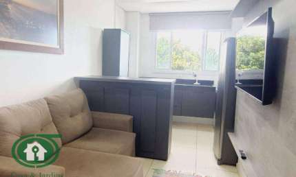 Apartamento de 1 Dormitório Finamente Mobiliado em Santos - Px. Av. Conselheiro Nébias