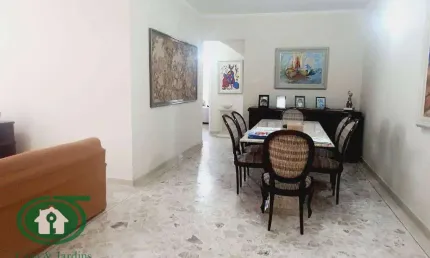 Amplo apartamento 3 dormitórios (suíte) + Dep. Empregada, 2 vagas garagens, no canal 2, px. praias Pompeia e Gonzaga.- Santos/SP