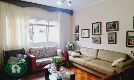 Apartamento com 3 dormitórios à venda, 125 m² - José Menino - Santos/SP