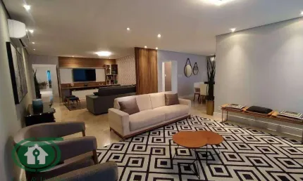 Apartamento Mobiliado 4 dormitórios à venda, 233 m²  - Boqueirão - Santos/SP