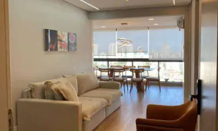 Apartamento para comprar em santos no ed. reserva brasil – 2 dorms (1 suíte), 82m², finamente decorado, lazer completo – no bairro da aparecida