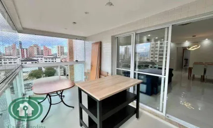 Apartamento com 3 dormitórios para alugar, 120 m² por r$ 11.000,00/mês - ponta da praia - santos/sp