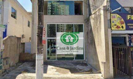 Ponto comercial com 3 salas para alugar na Rua Euclides da Cunha, 204, Pompéia, Santos