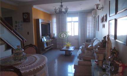 Oportunidade.! Cobertura 3 dormitórios  260 m² por R$ 1.100.000 - Campo Grande - Santos/SP