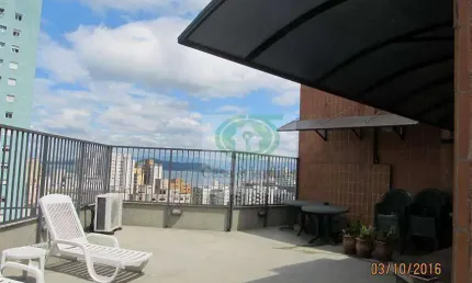 Cobertura 4 dormitórios - 530 m²  no canal 6, px. a praia - Aparecida - Santos/SP