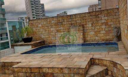 Cobertura 3 dormitórios à venda, 300 m²  - Gonzaga - Santos/SP