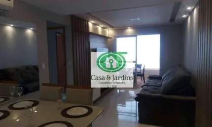 Apartamento com 2 dormitórios à venda, 65 m² por R$ 366.000,00 - Aviação - Praia Grande/SP