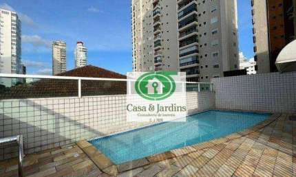 Apartamento com 3 dormitórios, 168 m² - venda por R$ 1.550.000,00 ou aluguel por R$ 18.000,00/mês - Gonzaga - Santos/SP