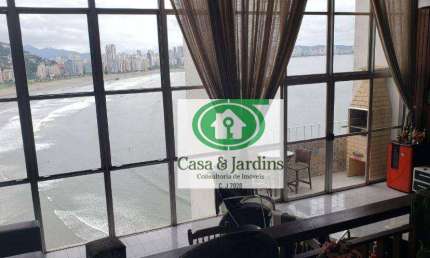 Apartamento com 3 dormitórios para alugar, 165 m² por R$ 7.500,00/mês - Ilha Porchat - São Vicente/SP