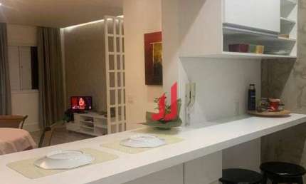 Apartamento com 2 dormitórios (1 suíte) semi mobiliado para alugar, 78 m² por R$ 5.590/mês - Condomínio Residencial Vitrine Esplanada - Votorantim/SP