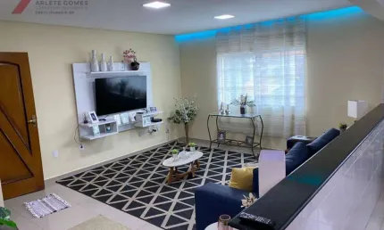 Sobrado com 3 dormitórios à venda, 189 m² por R$ 790.000,00 - Vila Pires - Santo André/SP