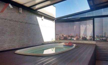 Cobertura com 2 dormitórios à venda, 128 m² por R$ 650.000,00 - Vila Tibiriçá - Santo André/SP