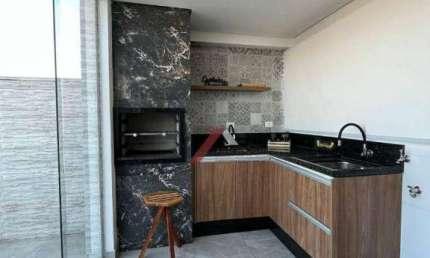 Cobertura com 2 dormitórios à venda, 112 m² por R$ 579.500,00 - Vila Assunção - Santo André/SP
