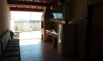 Cobertura com 2 dormitórios à venda, 134 m² por r$ 519.000,00 - vila homero thon - santo andré/sp