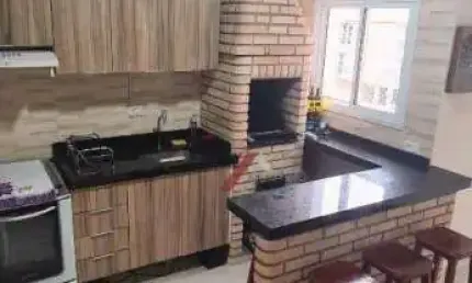 Cobertura com 2 dormitórios à venda, 110 m² por R$ 585.000,00 - Vila Scarpelli - Santo André/SP