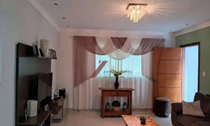 Sobrado com 5 dormitórios à venda, 204 m² por r$ 850.000,00 - vila eldízia - santo andré/sp