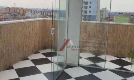 Cobertura com 2 dormitórios à venda, 106 m² por R$ 480.000,00 - Parque São Vicente - Mauá/SP