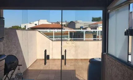 Cobertura com 2 dormitórios à venda, 96 m² por R$ 390.000,00 - Vila Humaitá - Santo André/SP