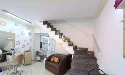 Sobrado com 3 dormitórios para alugar, 137 m² por R$ 15.080,00/mês - Jardim - Santo André/SP