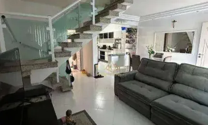 Sobrado com 3 dormitórios à venda, 131 m² por R$ 750.000,00 - Jardim Bela Vista - Santo André/SP