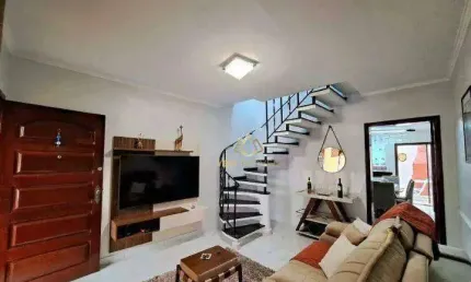 Sobrado com 2 dormitórios à venda, 123 m² por R$ 742.000,00 - Vila Bastos - Santo André/SP