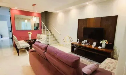Sobrado com 3 dormitórios à venda, 97 m² por R$ 540.000,00 - Vila Humaitá - Santo André/SP