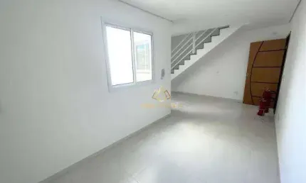 Cobertura com 2 dormitórios à venda, 88 m² por R$ 395.000 - Vila Scarpelli - Santo André/SP