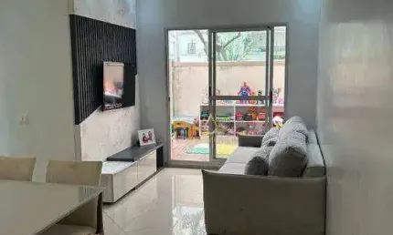 Apartamento com 3 dormitórios à venda, 115 m² por R$ 493.000,00 - Vila Homero Thon - Santo André/SP