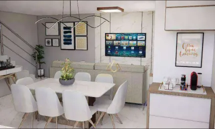 Sobrado com 2 dormitórios à venda, 135 m² por R$ 690.000 - Vila Pinheirinho - Santo André/SP