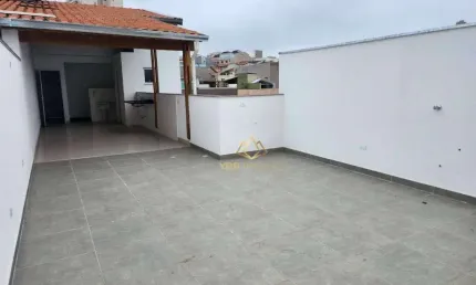 Cobertura com 3 dormitórios à venda, 136 m² por r$ 695.000 - vila valparaíso - santo andré/sp