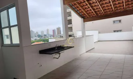 Cobertura com 3 dormitórios à venda, 146 m² por R$ 850.000,00 - Campestre - Santo André/SP