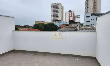 Cobertura com 2 dormitórios à venda, 76 m² por R$ 450.000 - Vila Valparaíso - Santo André/SP