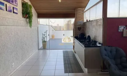 Cobertura com 2 dormitórios à venda, 134 m² por R$ 585.000,00 - Vila Valparaíso - Santo André/SP
