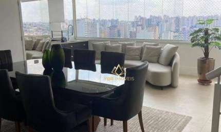 Cobertura com 3 dormitórios para alugar, 227 m² por R$ 14.675/mês - Centro - Santo André/SP