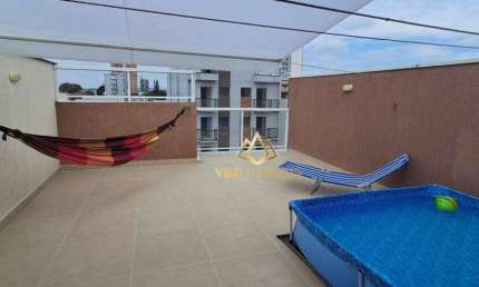 Cobertura com 2 dormitórios à venda, 110 m² por R$ 721.000 - Campestre - Santo André/SP