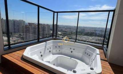 Cobertura com 3 dormitórios à venda, 323 m² por R$ 3.292.930 - Campestre - Santo André/SP